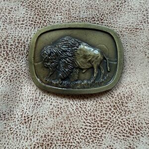 Vintage Buffalo Belt Buckle